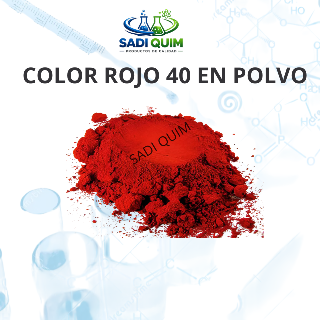 COLOR ROJO 40 EN POLVO color rojo 40 en polvo